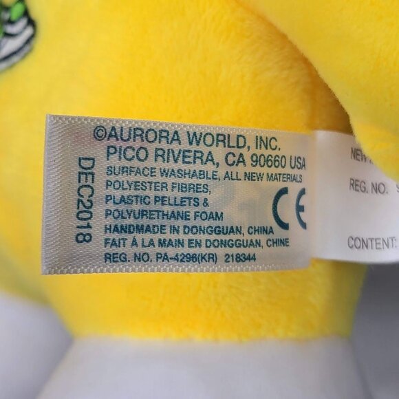 Aurora World Dr Seuss Sam I Am Green Eggs and Ham Plush Doll Stuffed Toy 12" NWT - Picture 8 of 10